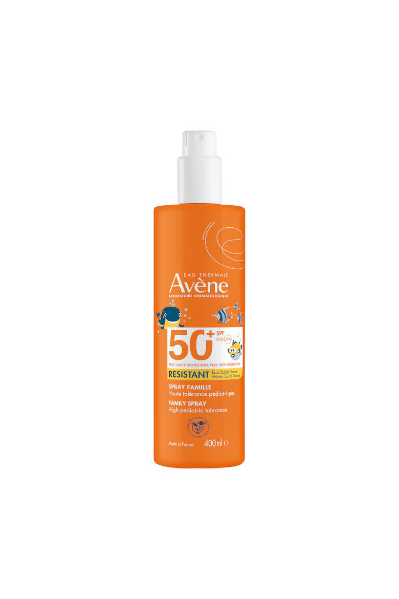 Avene Слънцезащитен спрей Family SPF 50+ 400 мл