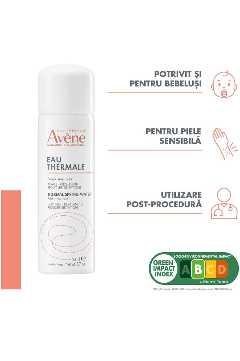 Avene Термална вода за чувствителна кожа. 50 мл