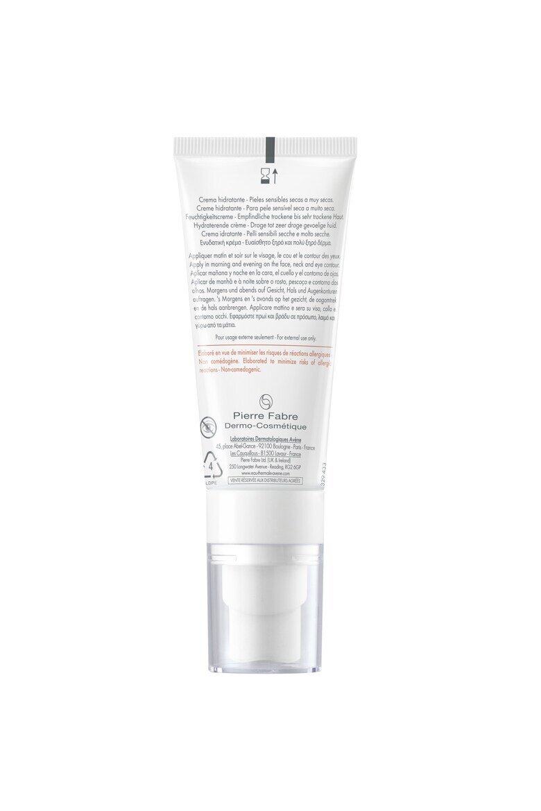 Avene Tolerance Hydra 10 хидратиращ флуид 40 мл Без консерванти