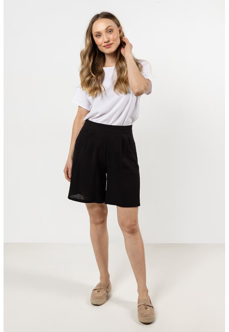 awama Дамски къси панталони - памук - черен