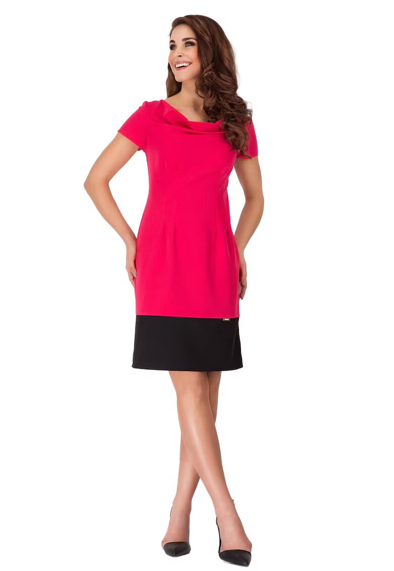 awama Rochie A086 - Poliester/Elastan - Rosu