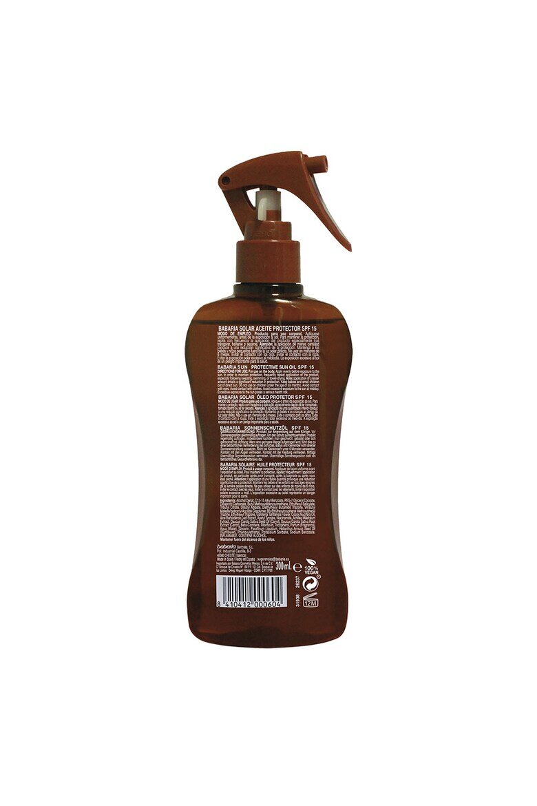 BABARIA защитно плажно масло спрей Solar Aceite Monoi Tahiti Spf 15 300 ml