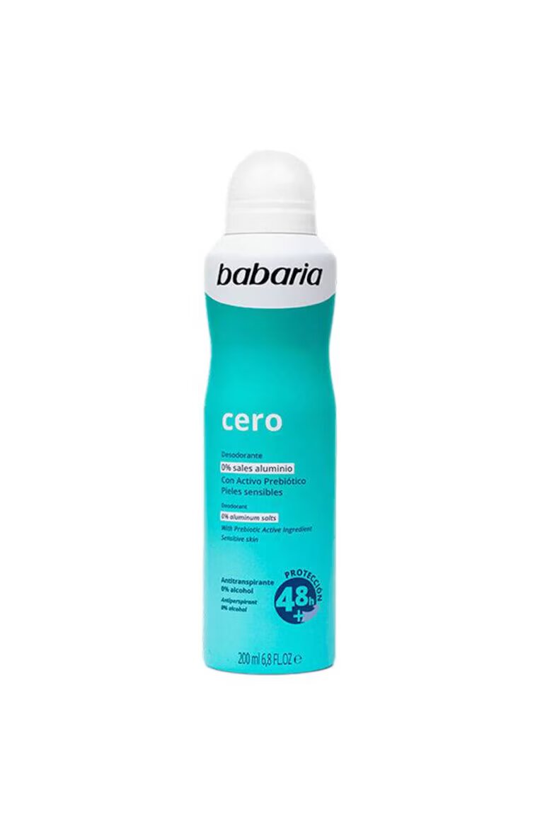 BABARIA Zero 48h дезодорант 200 мл 0% алкохол дълготрайна защита