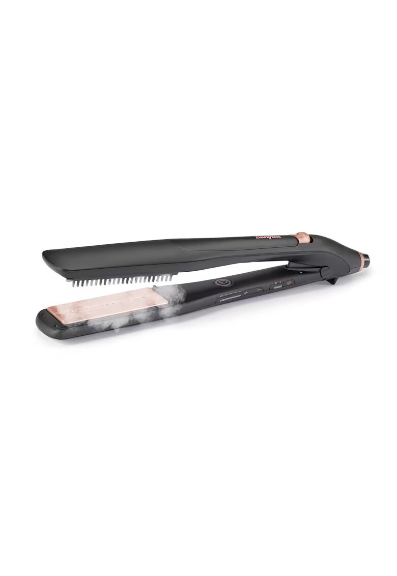 BaByliss Steam Luxe Styler - 5 температурни настройки - чинии 36 x 105 мм - технология на пара - черен