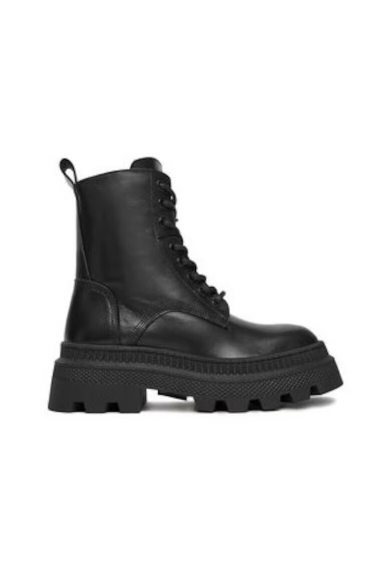 Badura Дамска чанта модел EO-AMBER-4808-25 - естествена кожа - черна