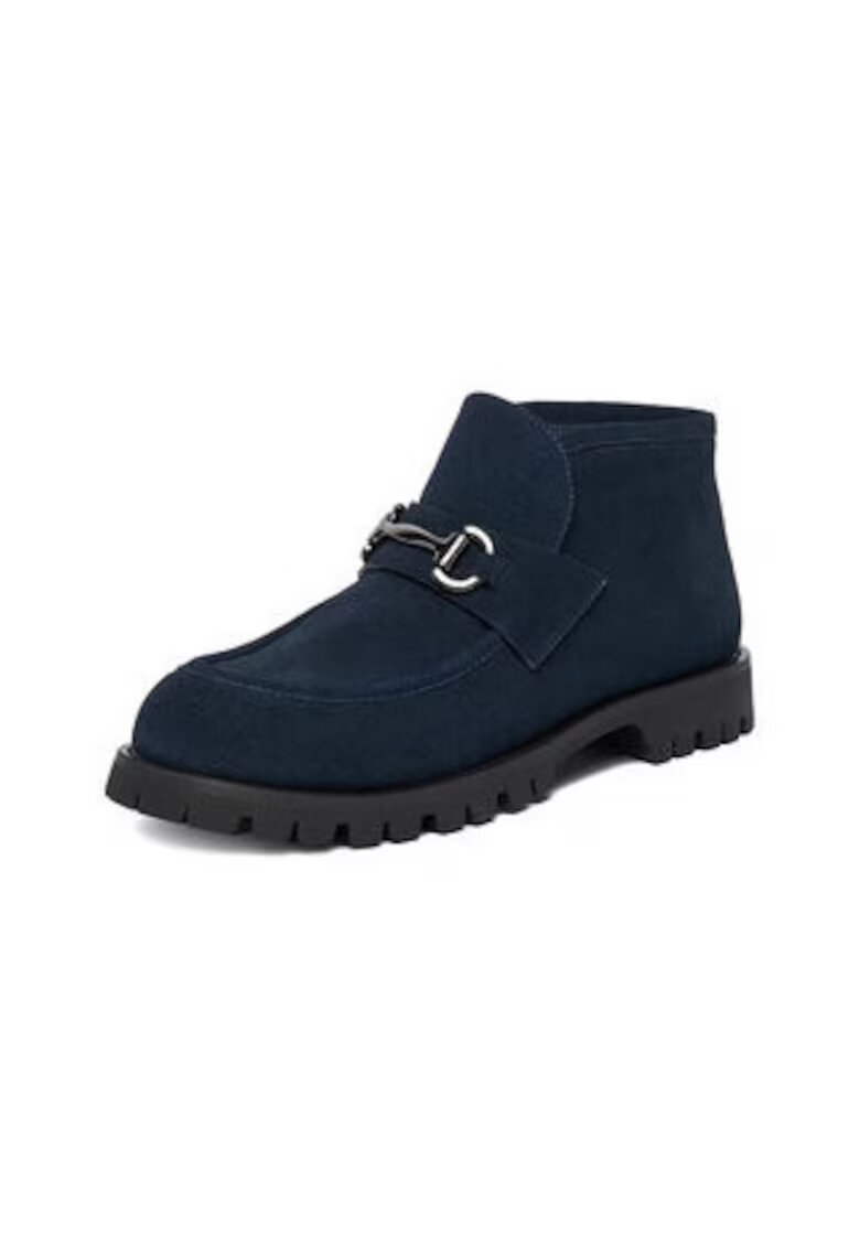 Badura Дамски ботуши тип slip-on - естествена кожа - цвят - еластични ленти