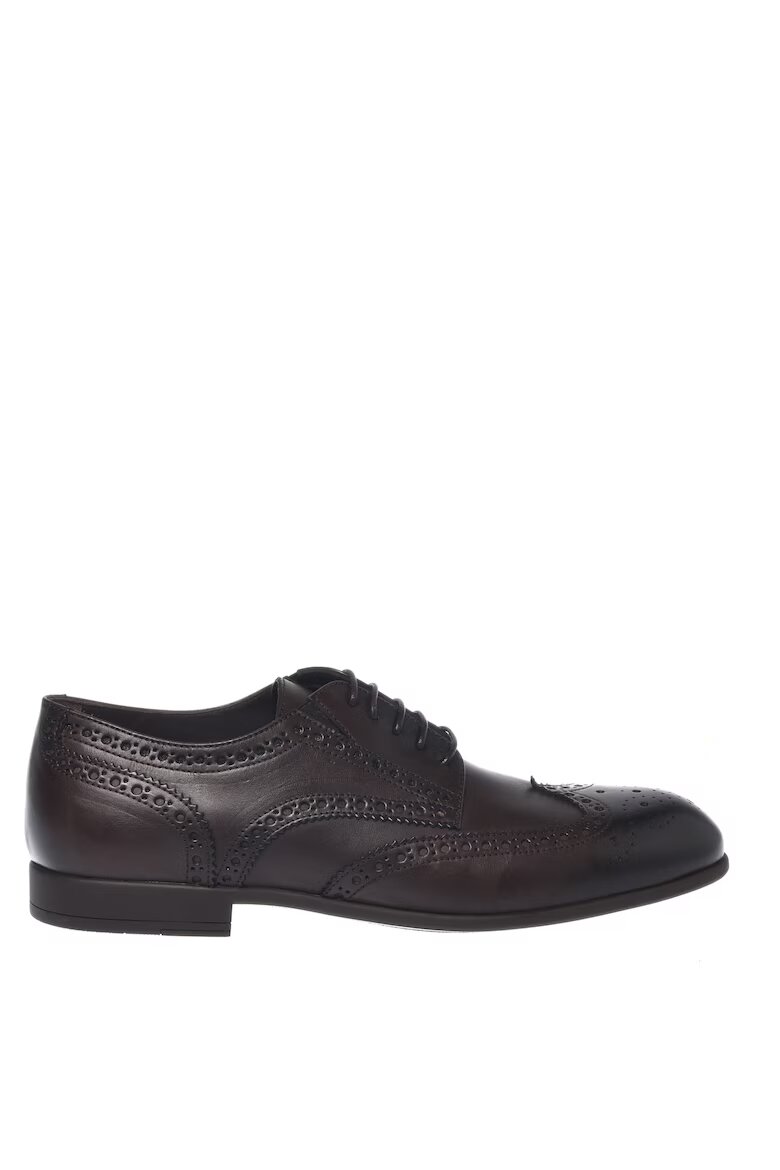 Baldinini Кожени обувки Brogue Тъмнокафяв