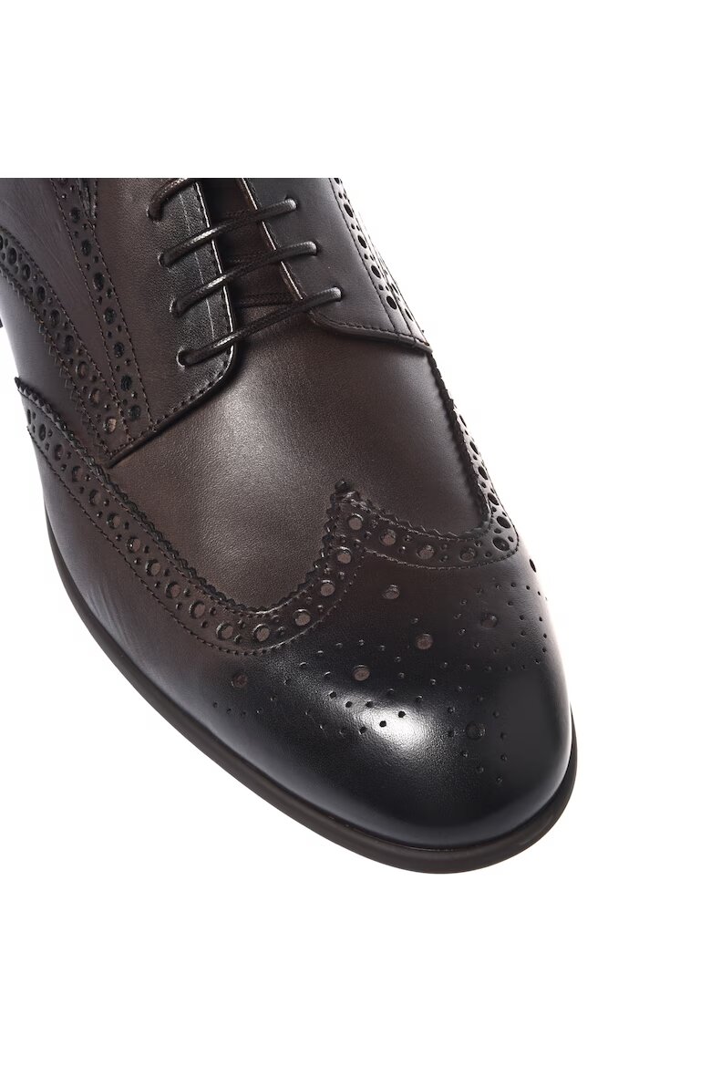 Baldinini Кожени обувки Brogue Тъмнокафяв