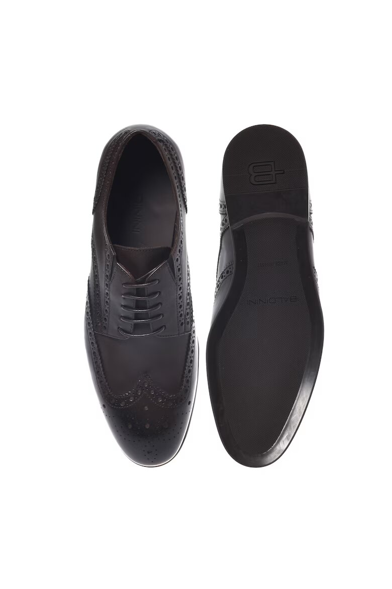 Baldinini Кожени обувки Brogue Тъмнокафяв