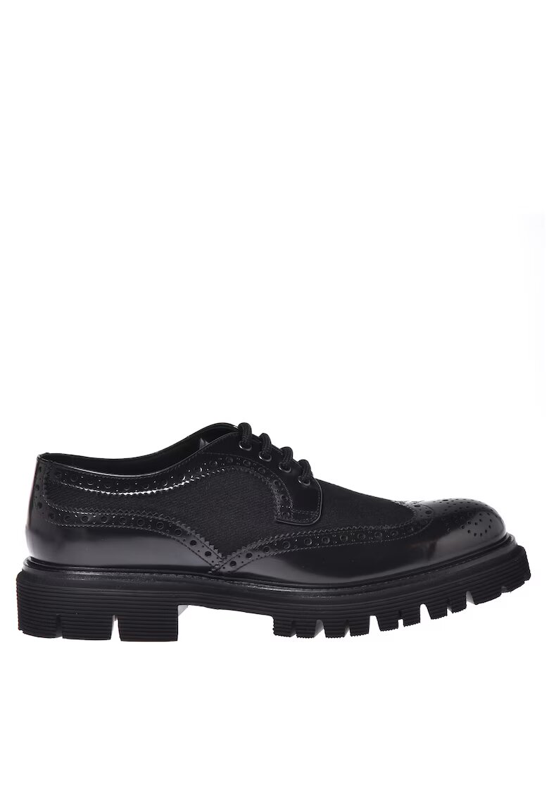 Baldinini Обувки Brogue с кожа и памук