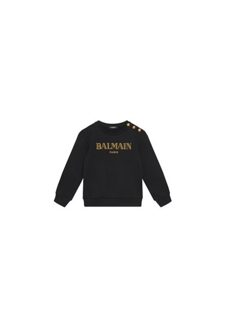 Balmain Блуза за момичета BV4B10-Z0081 - Памук - 10 години - Черна