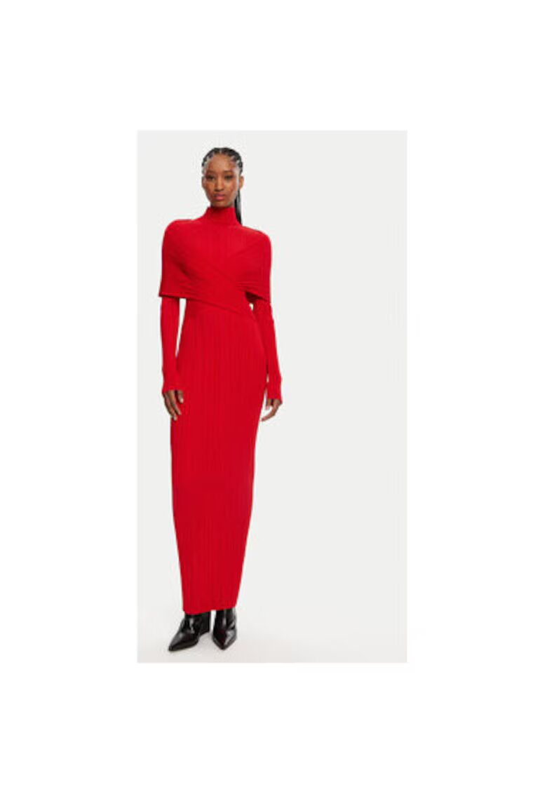 Balmain Дамска рокля - 305313577 - Вискоза/Полиамид - 38 - Черна