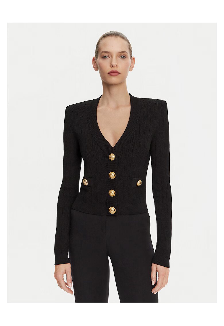 Balmain Дамска жилетка черна