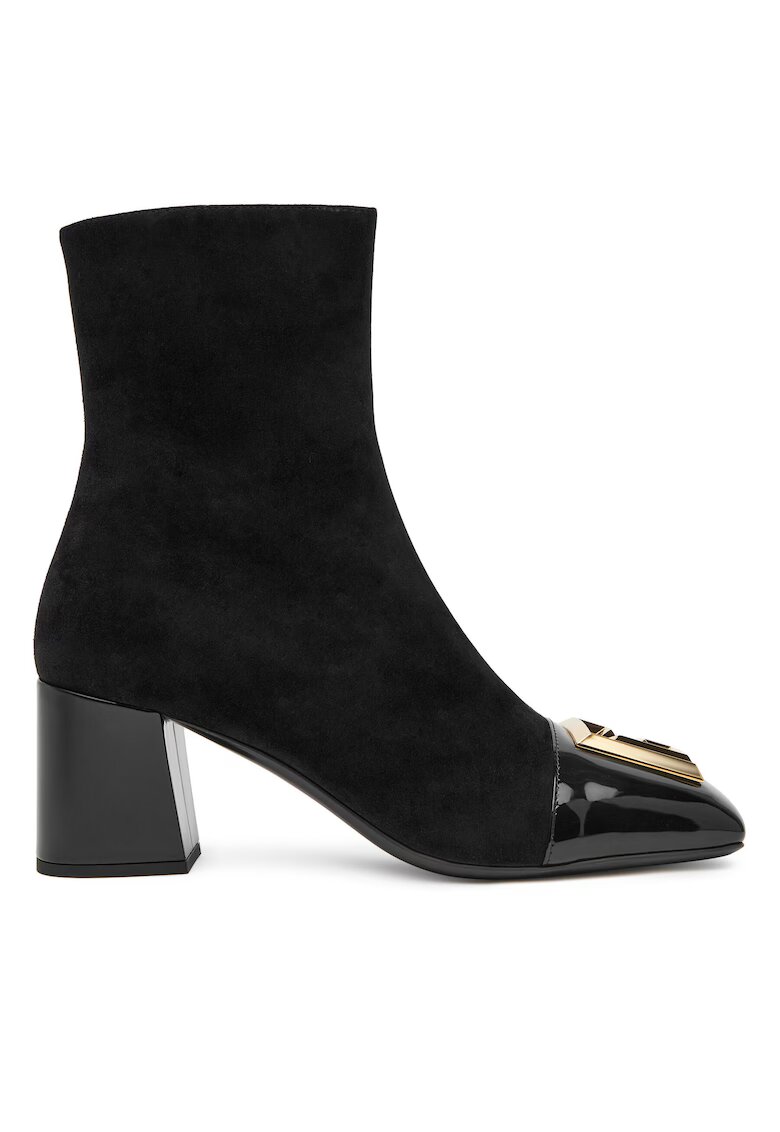 Balmain Дамски боти DN1TE036LCSV - Естествена кожа - Черни