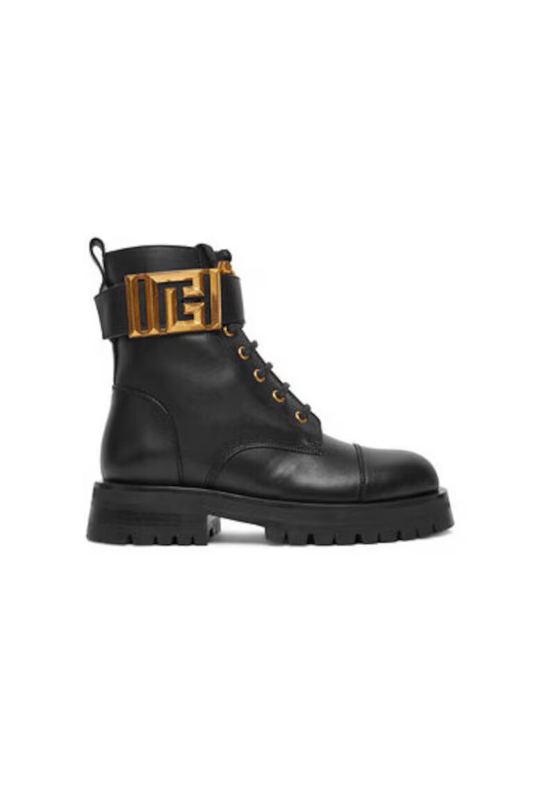 Balmain Дамски боти до глезена DN1TC961LVIT - Естествена кожа - 36 EU - Черни