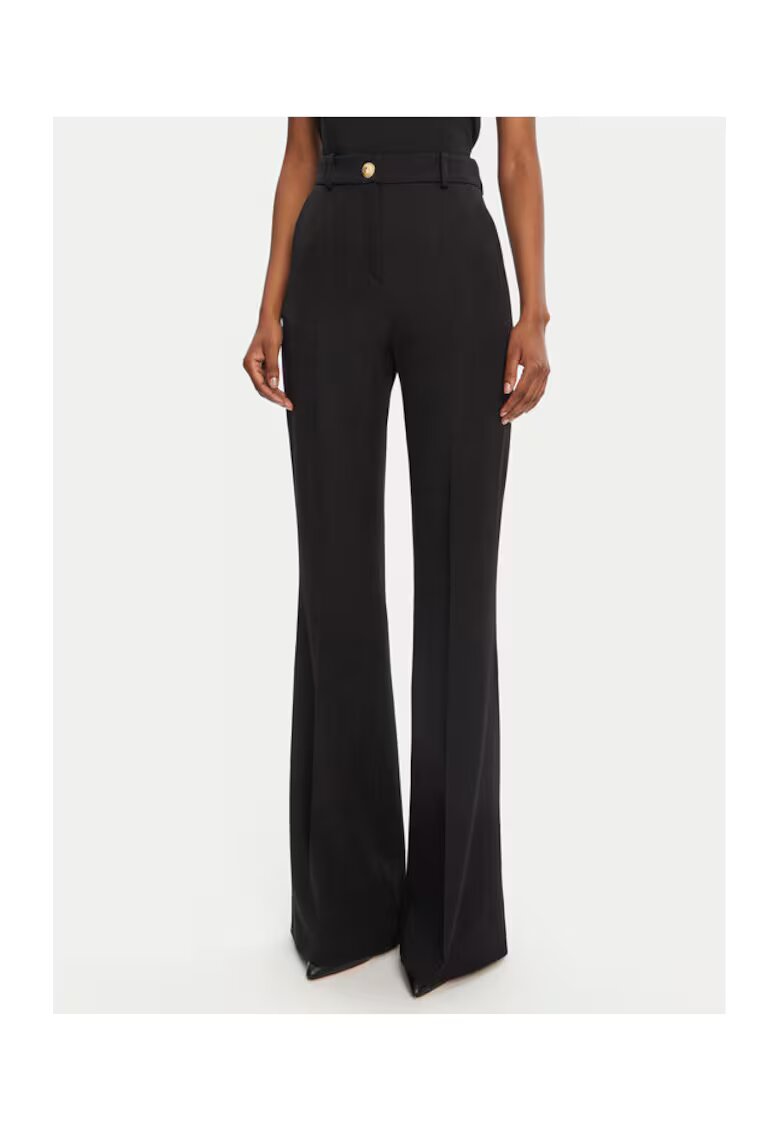 Balmain Дамски панталон - 305313799 - Вълнен - Черен - Черен