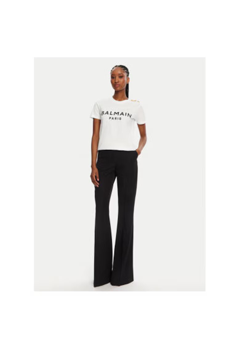 Balmain Дамски тениски - 305313270 - Памук - - Бял
