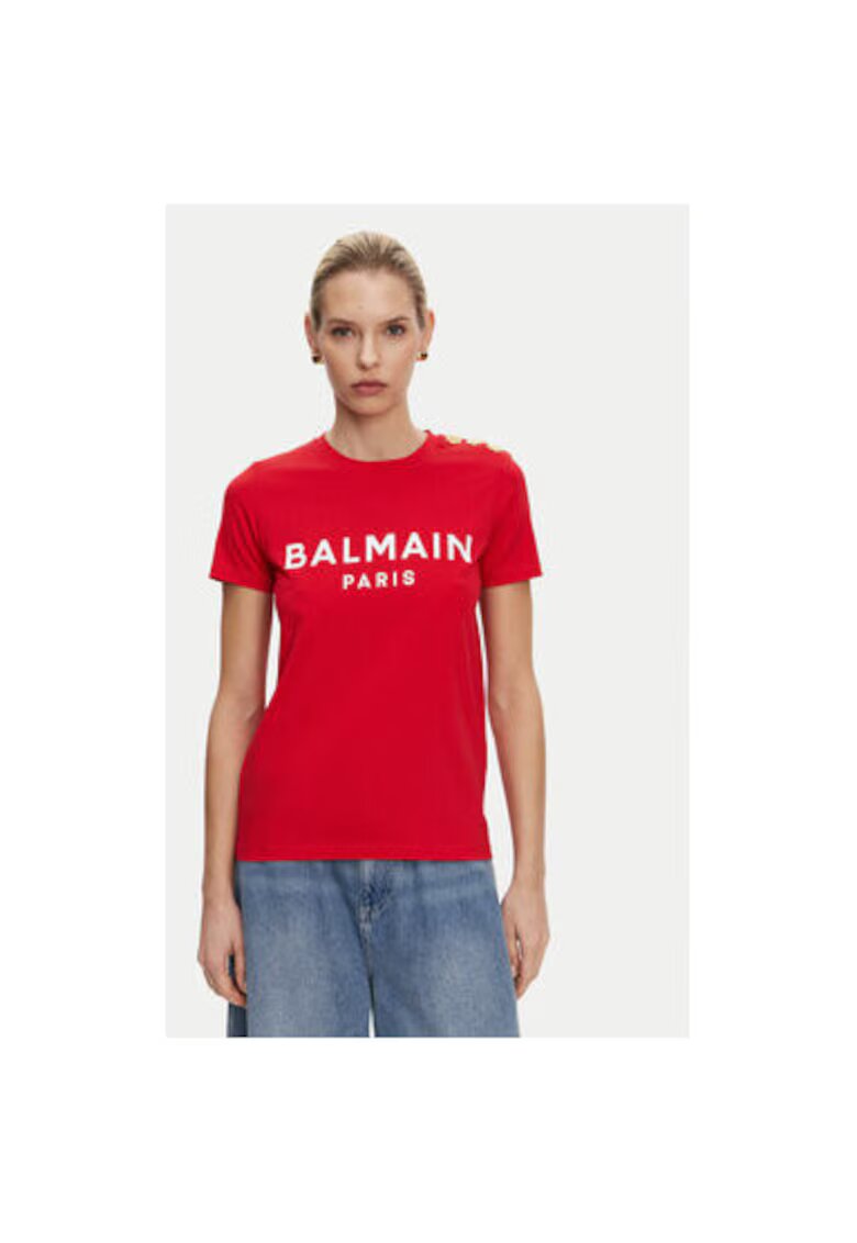 Balmain Дамски тениски - 305313287 - Памук - Черен - Черен