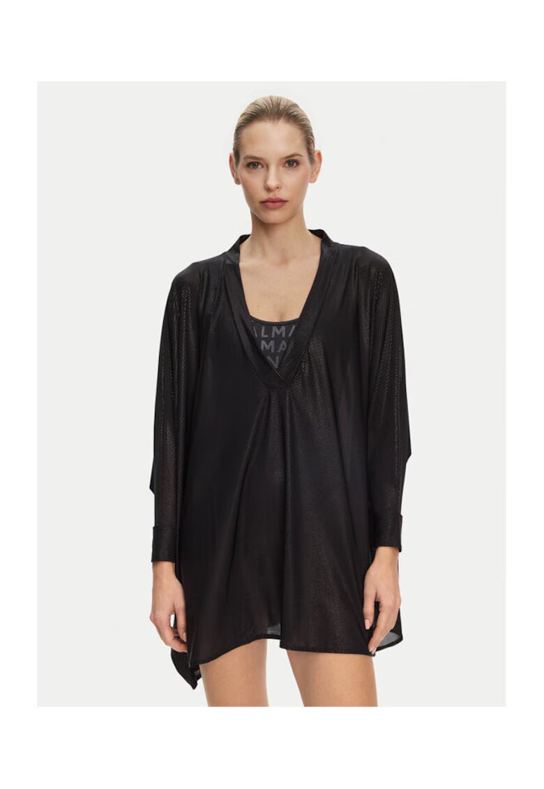 Balmain Плажно парео - черно - 80% полиамид - 20% еластан -