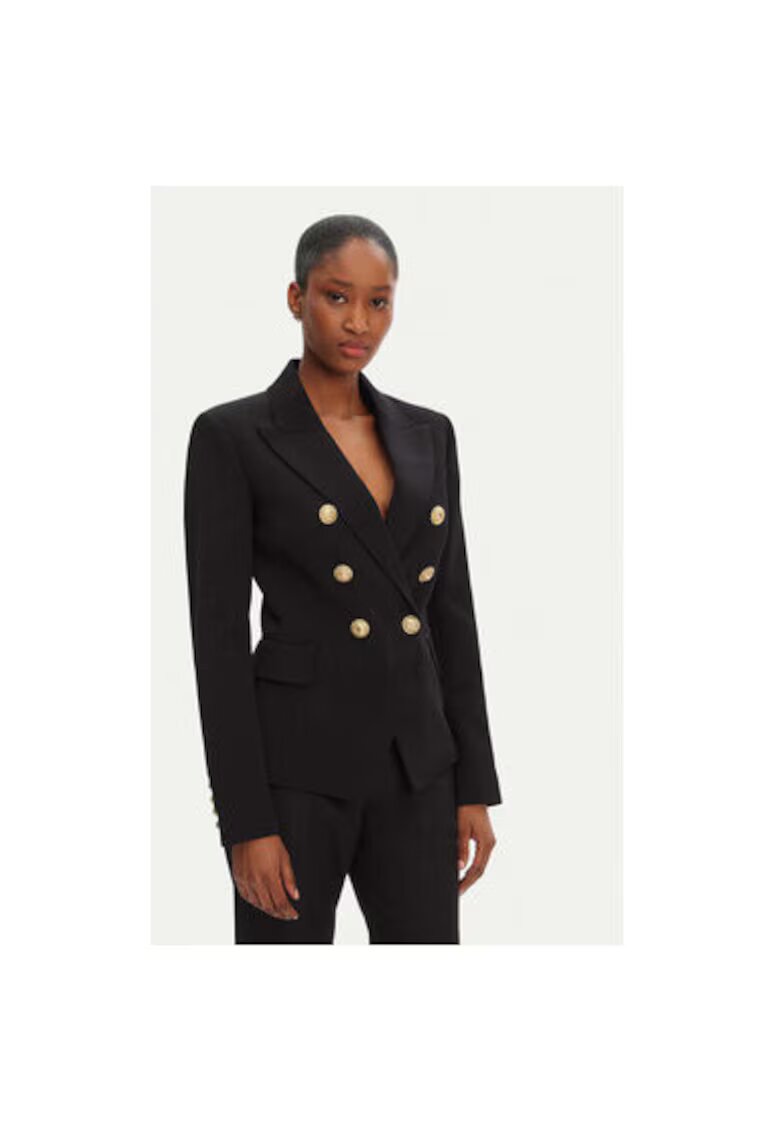 Balmain Яке за дами DF1SG008VB00 - Вискоза - 34 EU - Черно