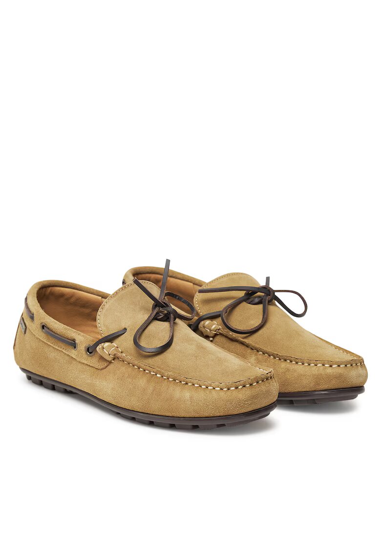 Barbour Мъжки мокасини - естествена кожа - бежови