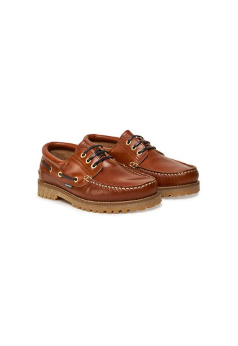 Barbour Мъжки мокасини MFO0795TA32 - Естествена кожа