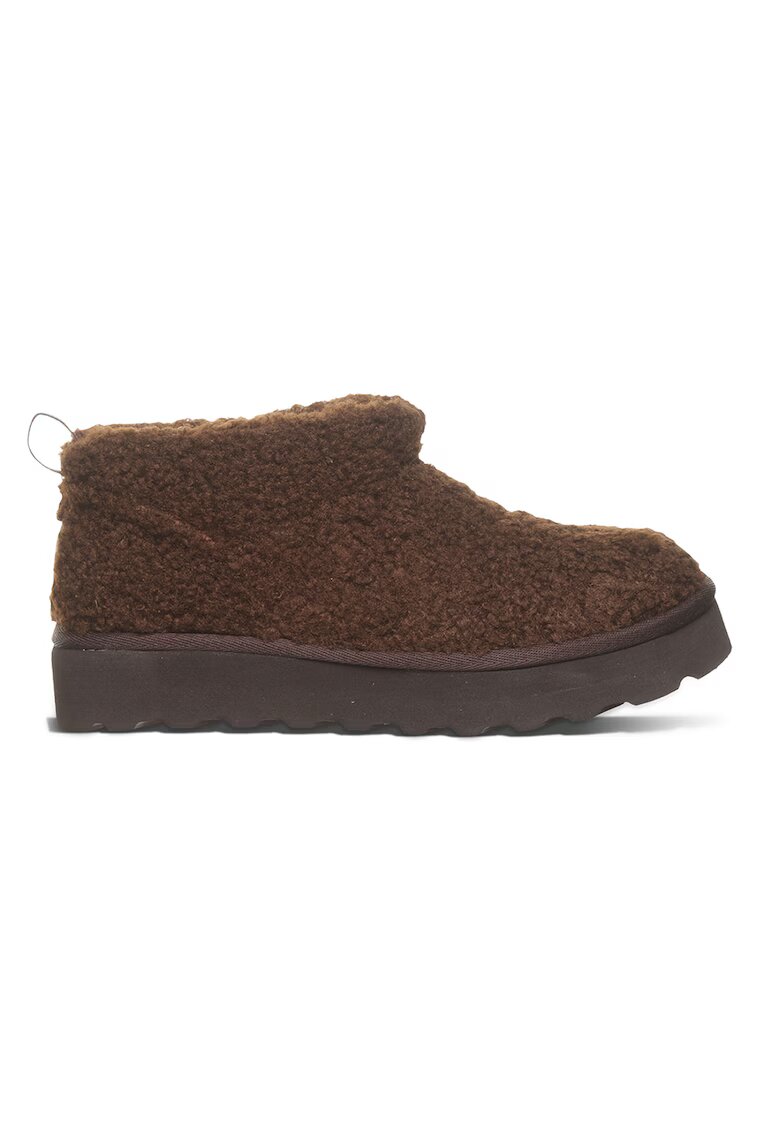 BEARPAW Боти Snuggle Daphne с лесно обуване - Тъмнокафяв