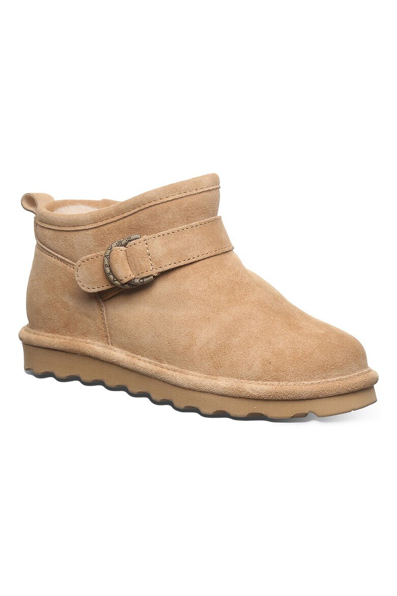 BEARPAW Велурени боти Petite с лесно обуване Камел