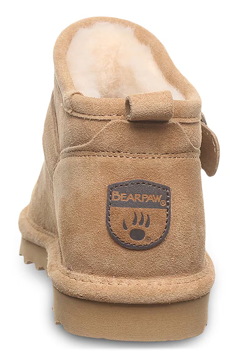 BEARPAW Велурени боти Petite с лесно обуване Камел