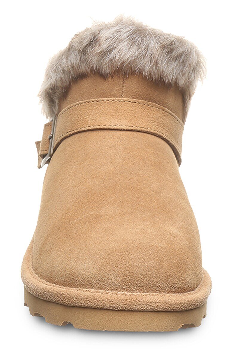 BEARPAW Велурени боти с еко пух Камел