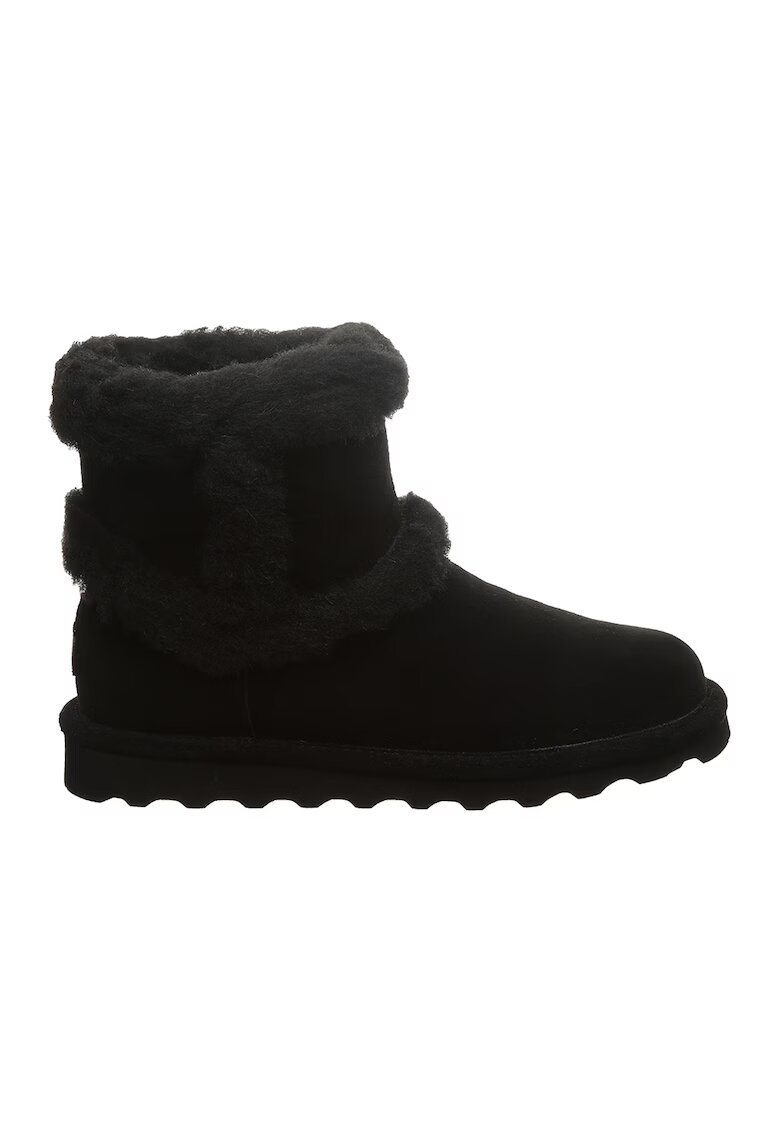 BEARPAW Велурени боти с вълнена подплата