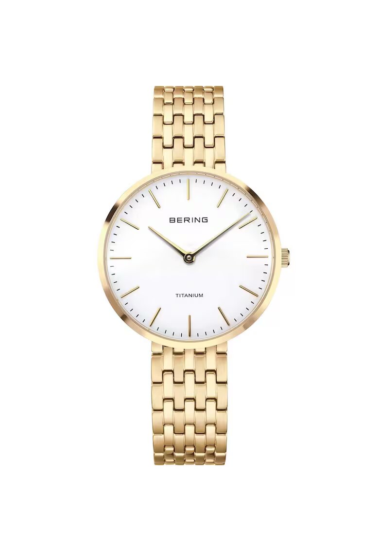 Bering Дамски часовник Quartz - 34мм - 5АТМ - Златист
