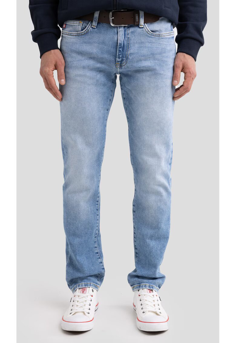 Big Star Дънки Slim fit с избелял вид TERRY SLIM 252