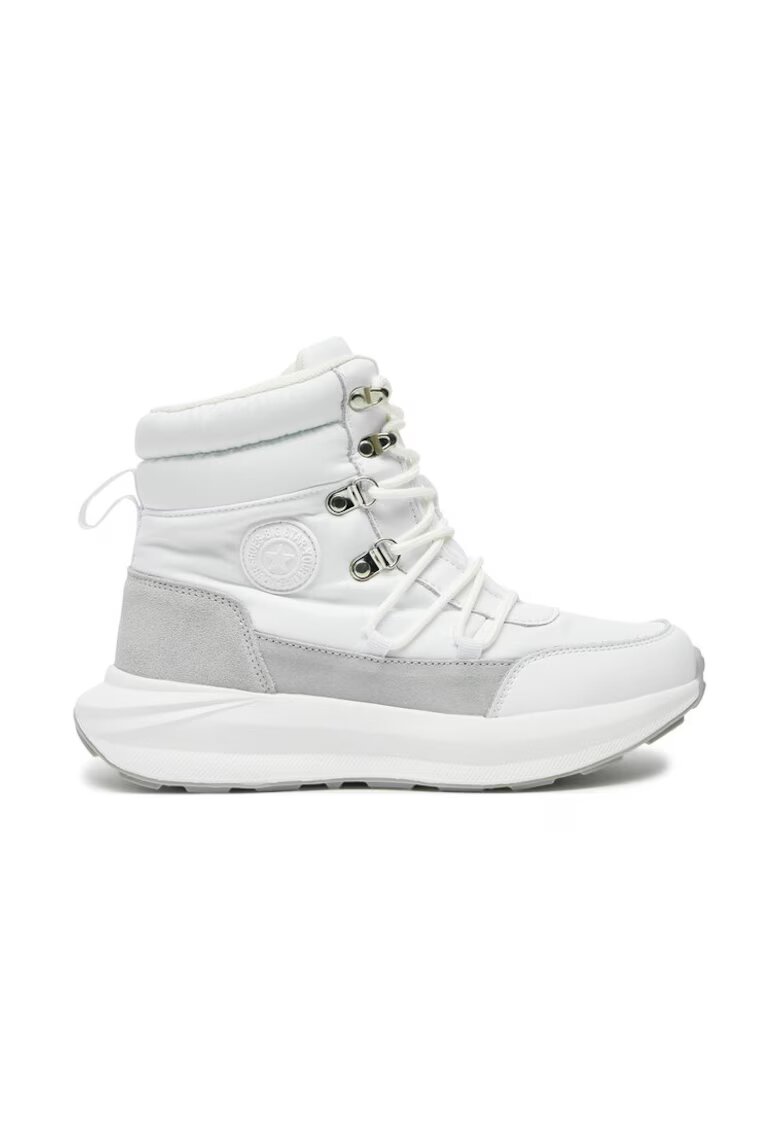 BIG STAR SHOES Дамски боти 73206 Естествена кожа Бял