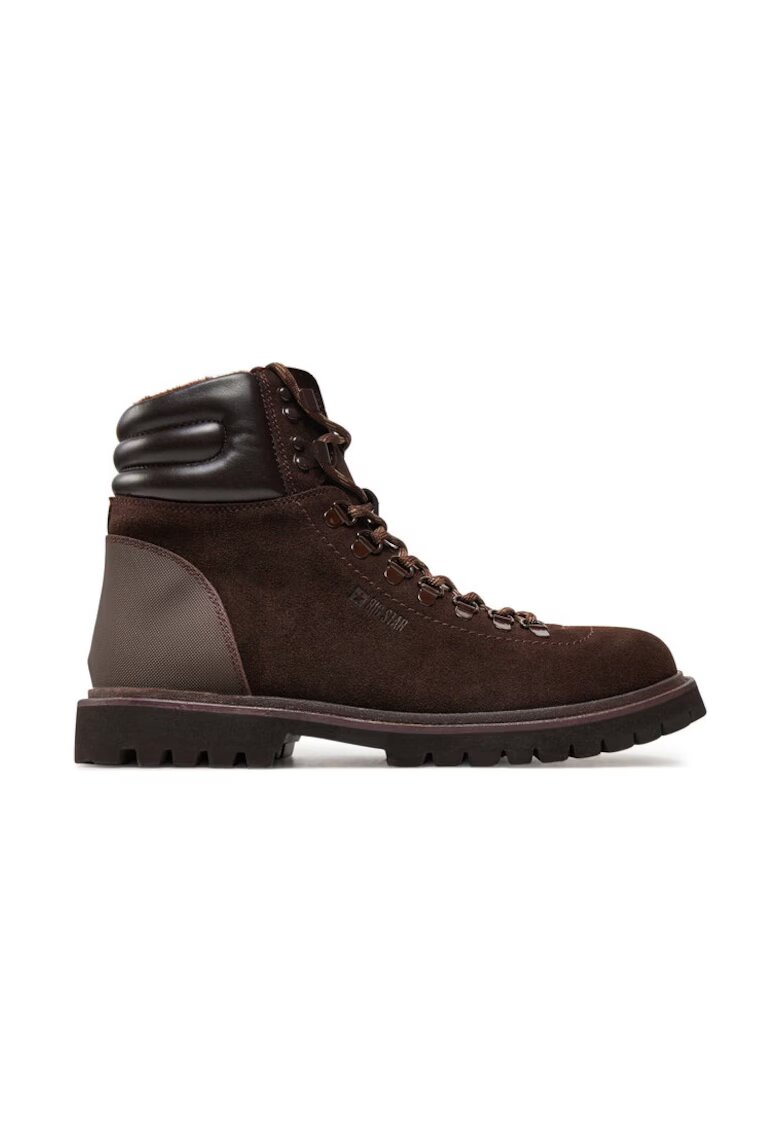 BIG STAR SHOES Мъжки боти - 71509 - Еко кожа - Черни