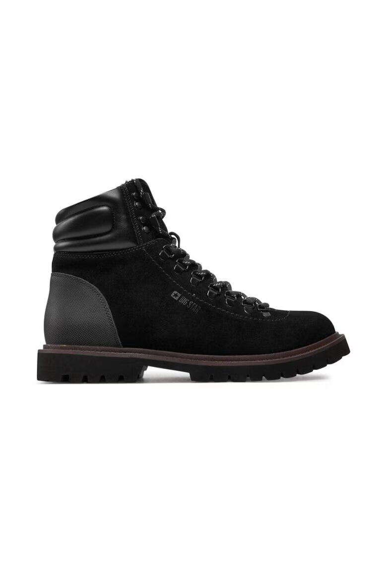 BIG STAR SHOES Мъжки ботуши - 71493 - Екокожа - Черни