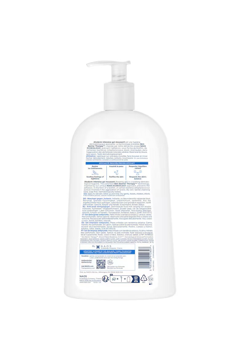 Bioderma Atoderm Интензивен пенлив душ гел за много суха/атопична кожа 1000 мл