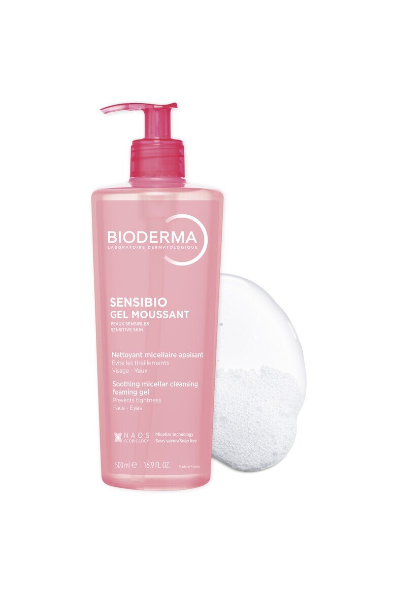 Bioderma Почистващ гел Sensibio За чувствителна кожа 500 мл
