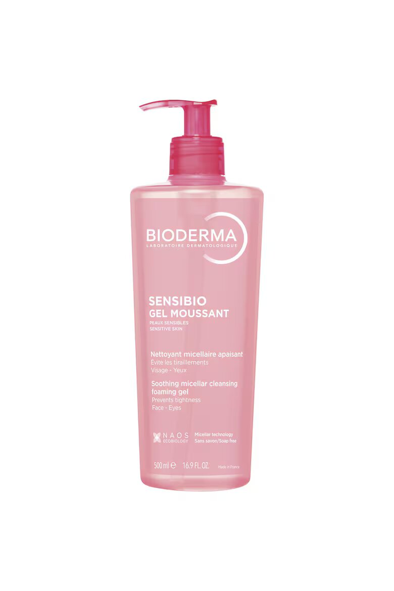 Bioderma Почистващ гел Sensibio За чувствителна кожа 500 мл
