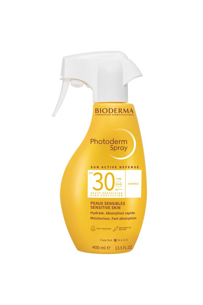 Bioderma Слънцезащитен спрей Photoderm SPF 30 За чувствителна кожа 300 мл
