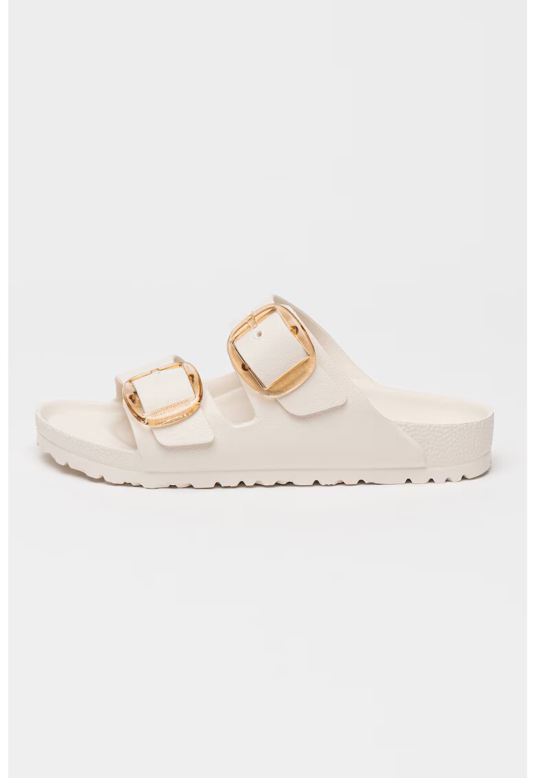 Birkenstock Чехли Arizona с голяма тока - Бледооранжев/Мръснобял