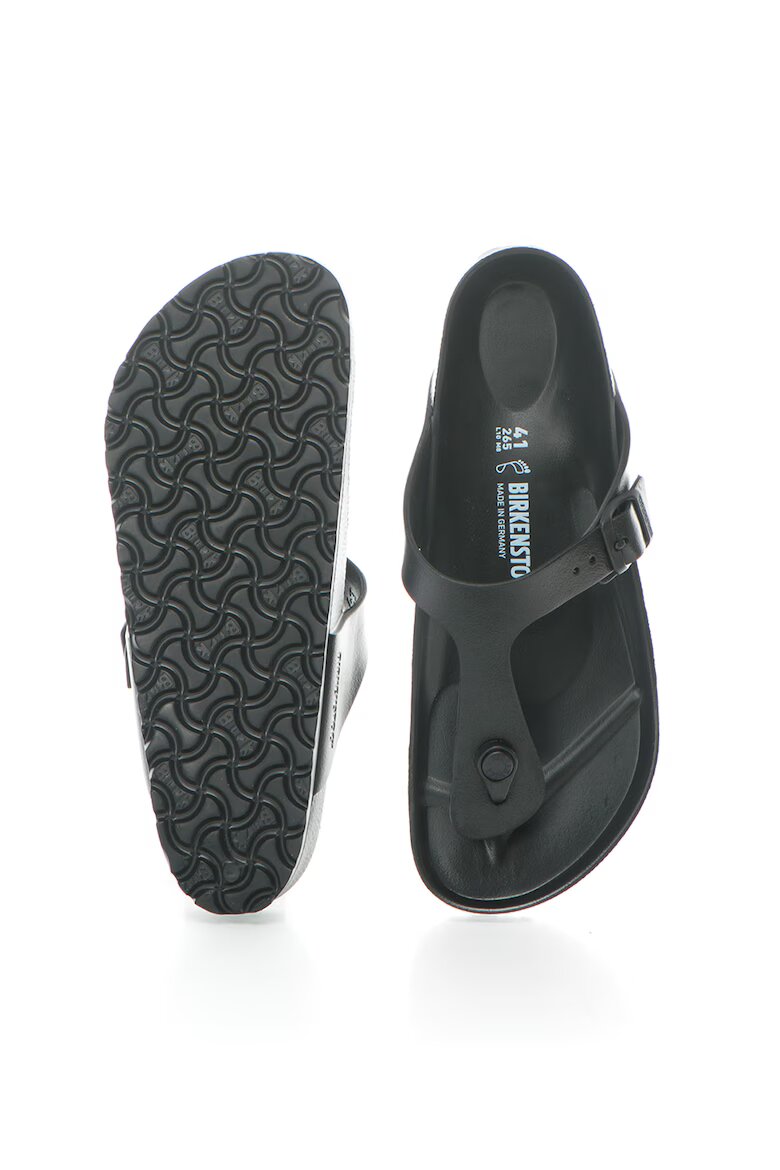 Birkenstock Черни чехли със стандартна ширина