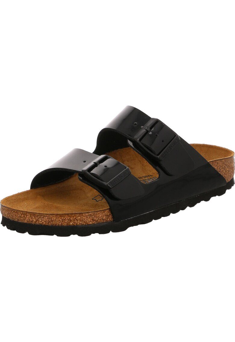 Birkenstock Дамски чехли - Arizona 1005292 - EVA подметка - Birko-flor - черно/кафяво
