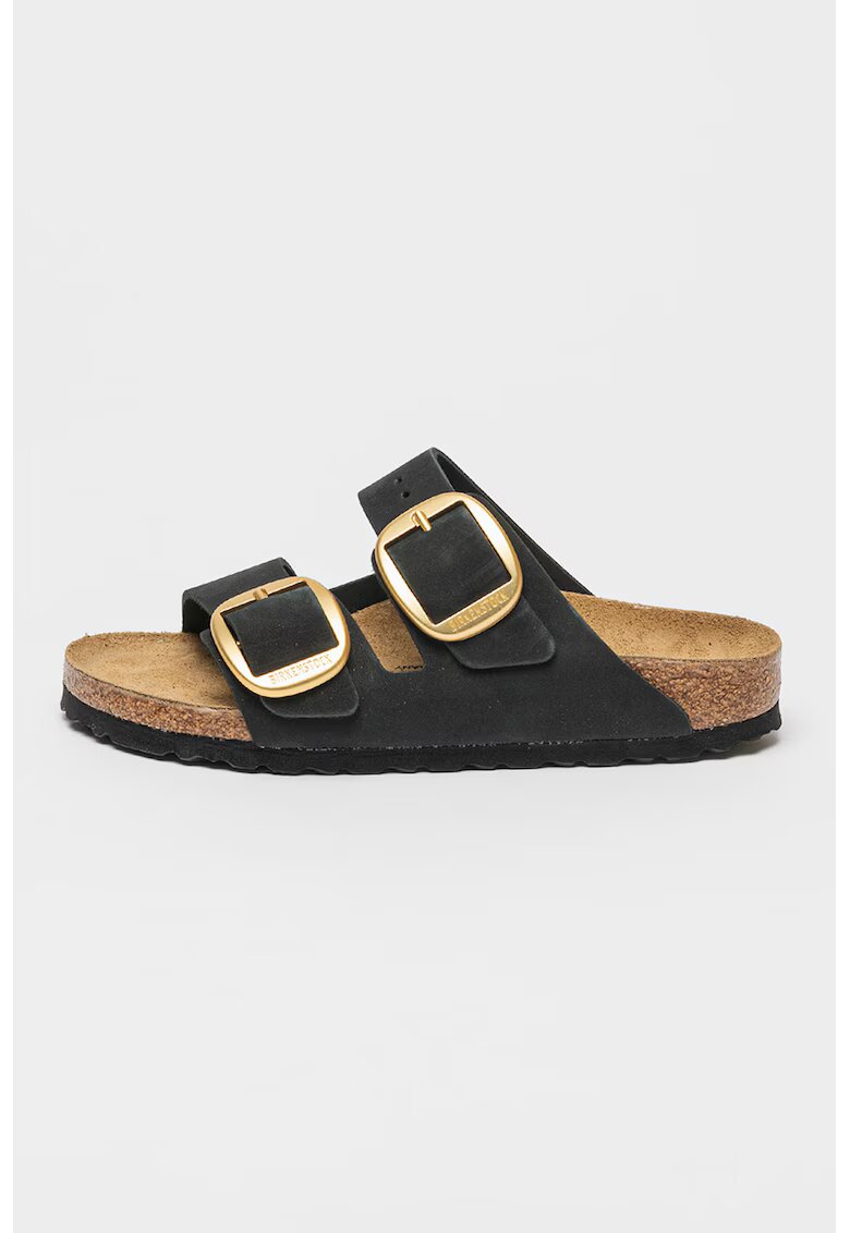 Birkenstock Кожени чехли - Златист/Черен