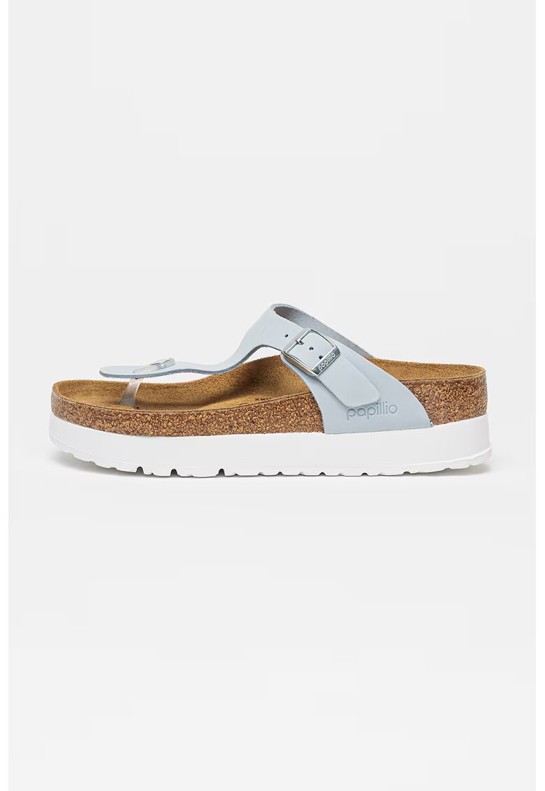 Birkenstock Сандали Gizeh от набук с Т-образна каишка