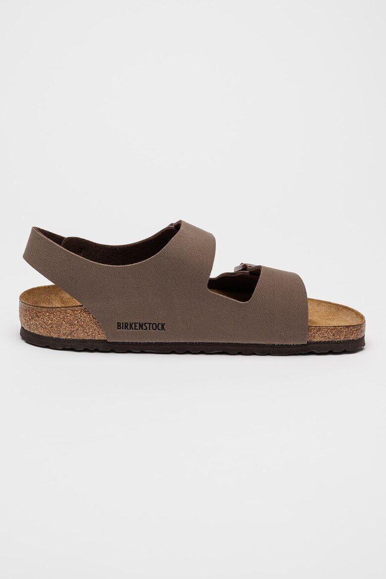 Birkenstock Сандали Milano от еко кожа с токи Кафяв/Бронз
