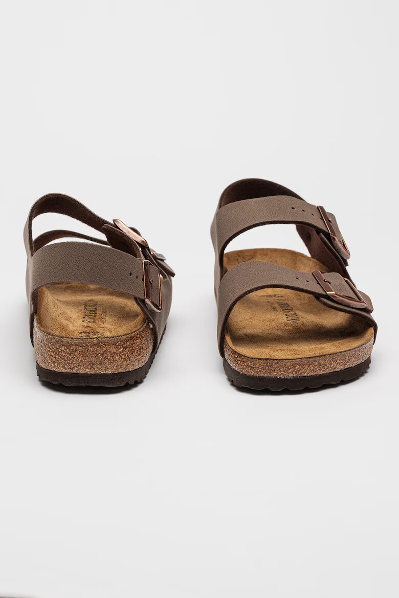 Birkenstock Сандали Milano от еко кожа с токи Кафяв/Бронз