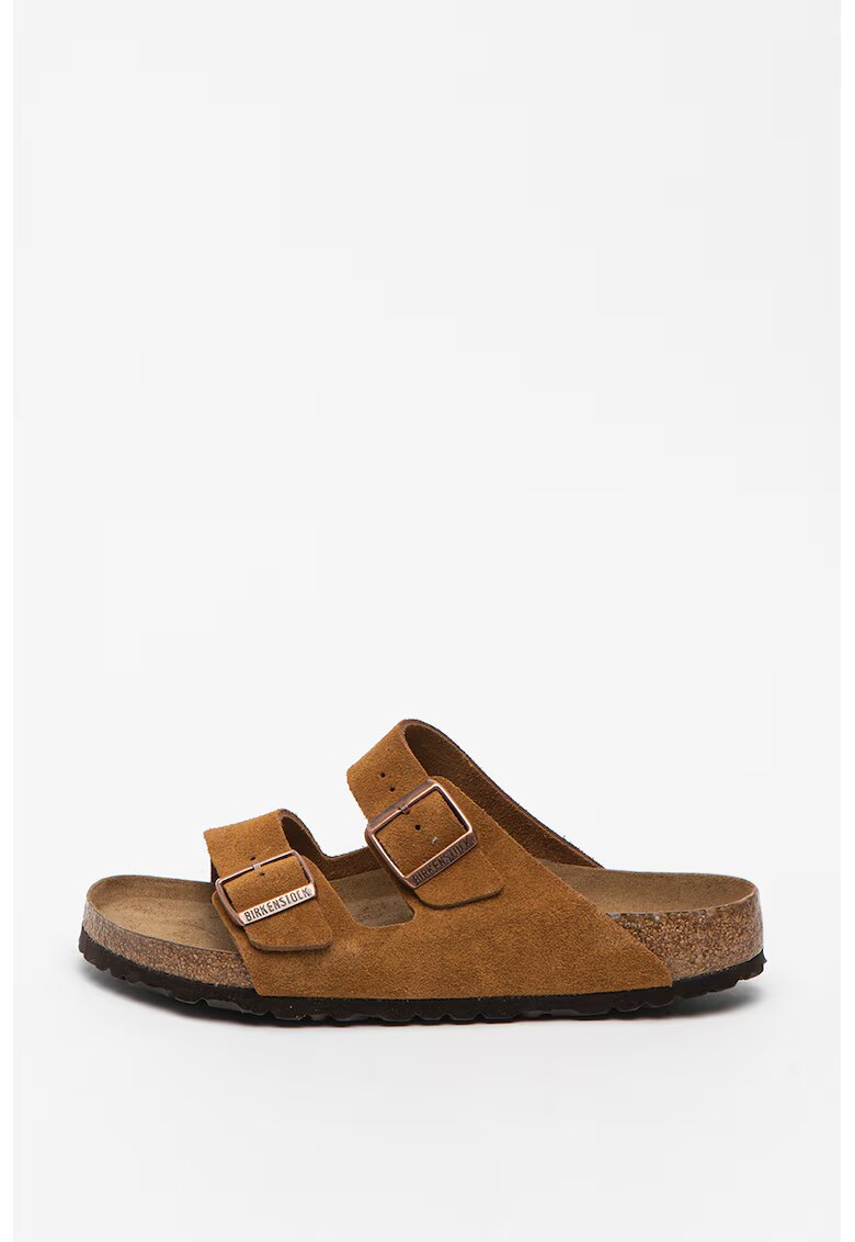 Birkenstock Унисекс велурени чехли Arizona