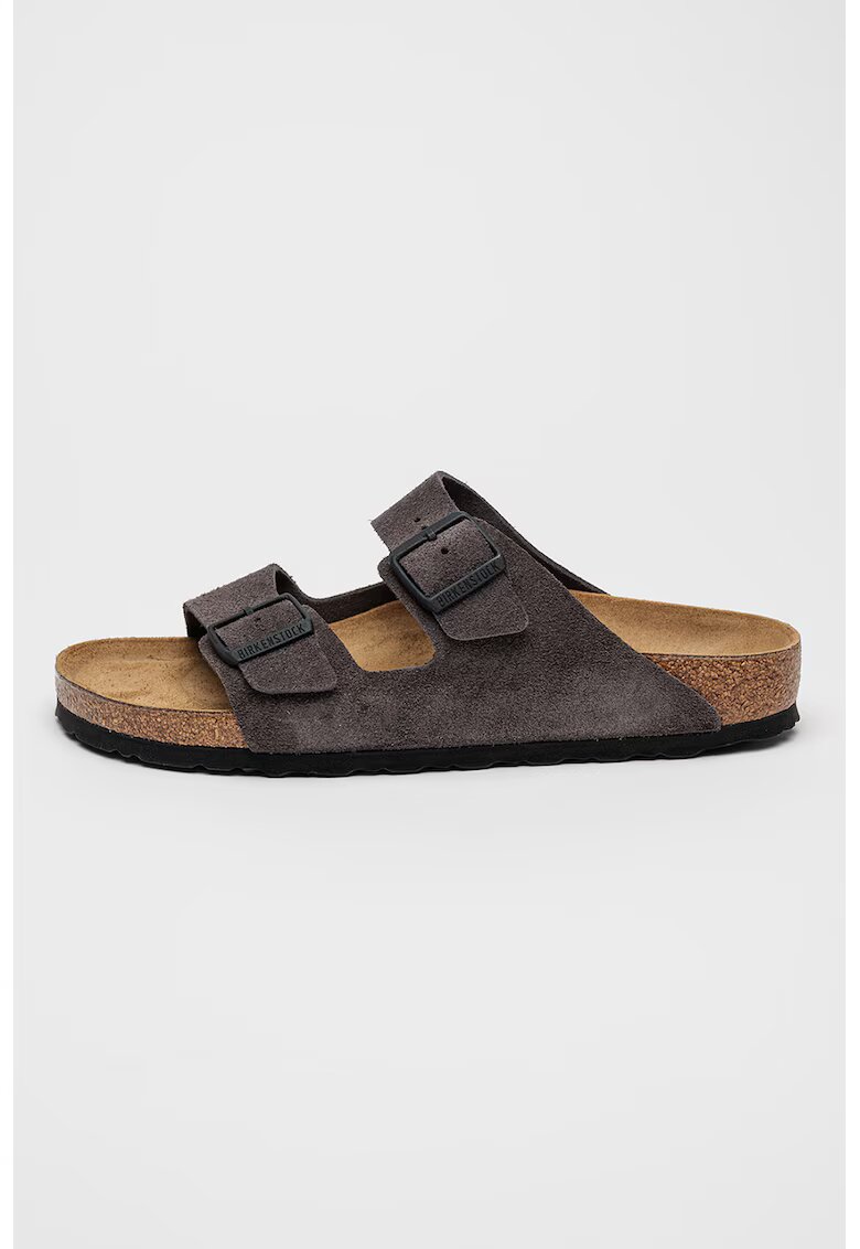 Birkenstock Велурени чехли Arizona
