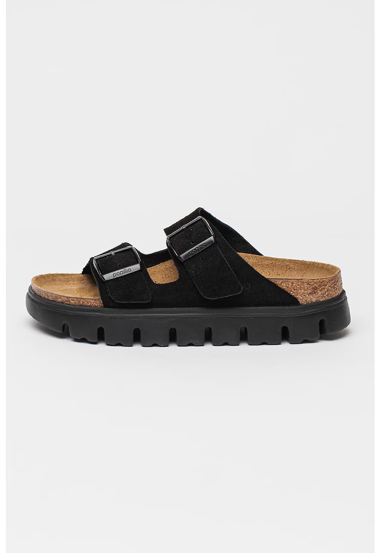 Birkenstock Велурени чехли Arizona